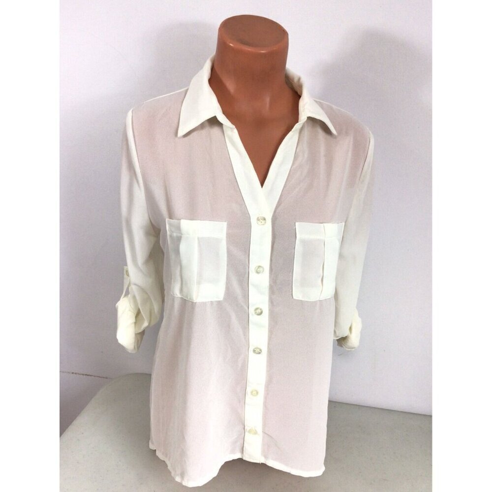Zenana Blouse Shirt Womens Medium NEW